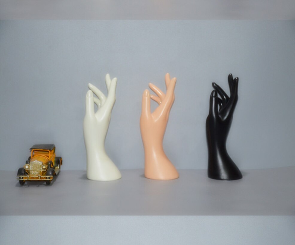 1 pc kvinnelig mannequin hånd væpne vise utgangspunkt menn hansker smykker modell stativ svart farge