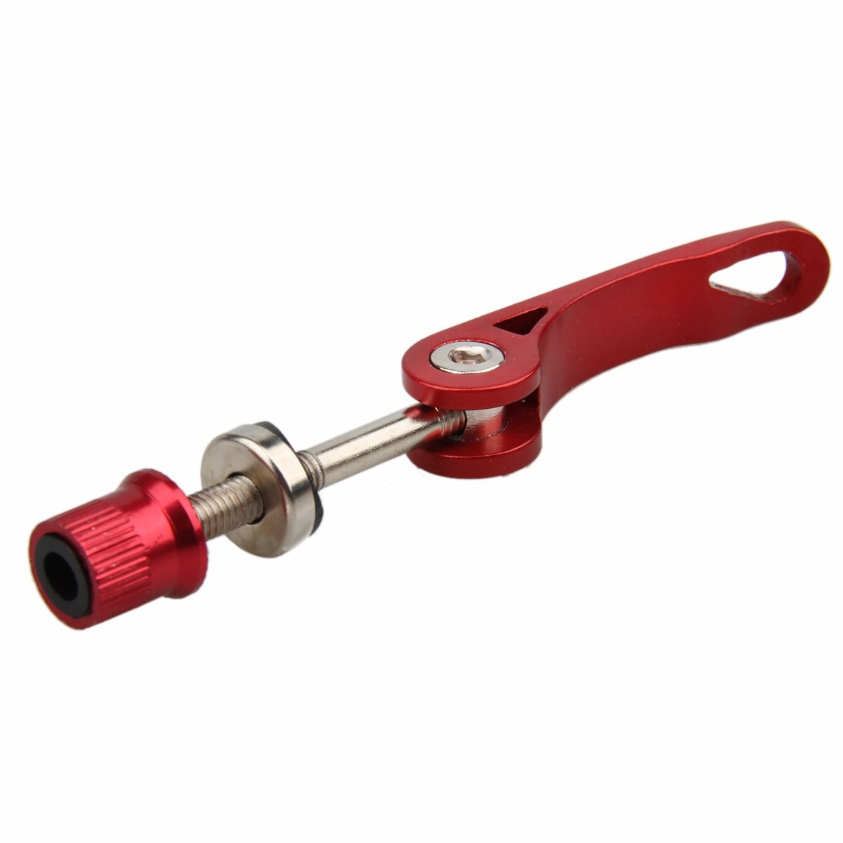 Road Bike MTB Bike Bicycle Quick Release Seat Post Seatpost Clamp Bolt Binder Skewer Red/Black/Silver: Red
