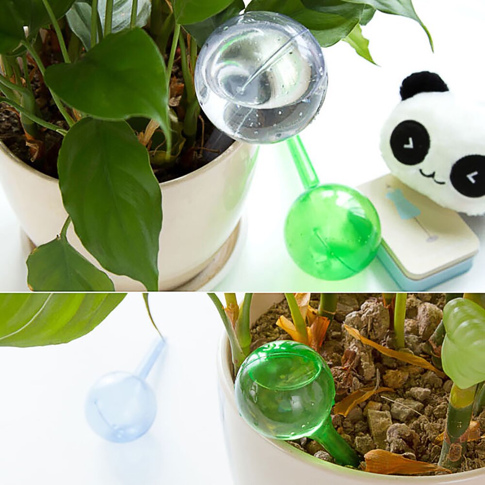 4 kpl kasvien automaattinen itsekasteleva pvc-sipulit pallo aqua globes kastelusyöttölaite