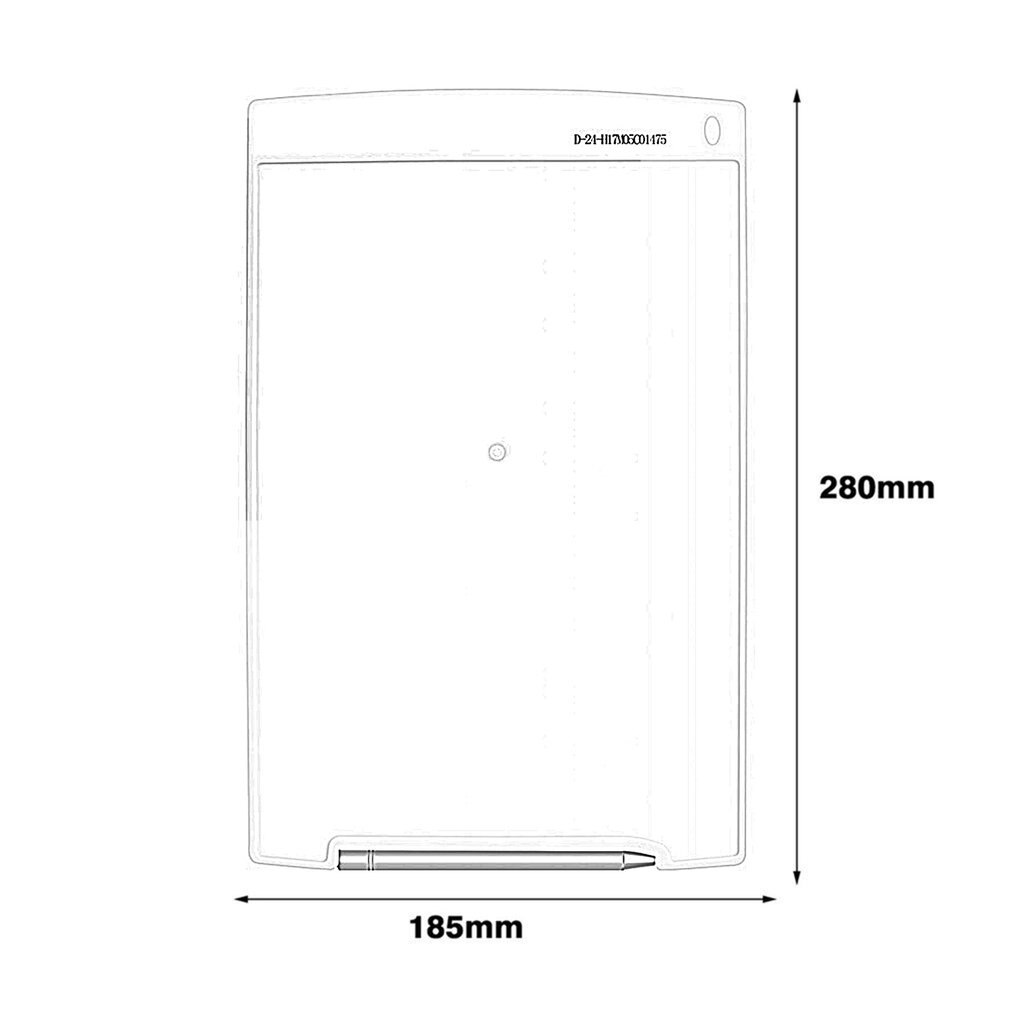 12-Inch Portable LCD Handwriting Board Kids Scrawl Drawing Tablet Notepad Electronic Writing Pad For Home Office