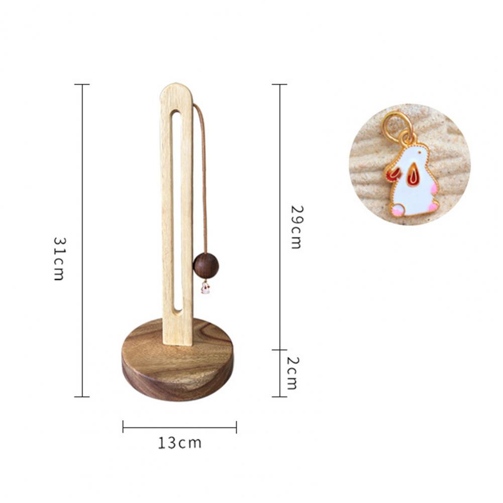 Kitchen Countertop Paper Towel Holder with Anti-Slip Wooden Base DIY Installation Standing Paper Towel Roll Stand Tissue Holder