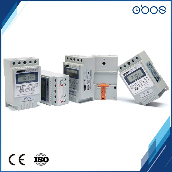 OBOS Brand digital 12V time switch timer 12V with 10times on /off per pay /weekly timing set range 1min-168H