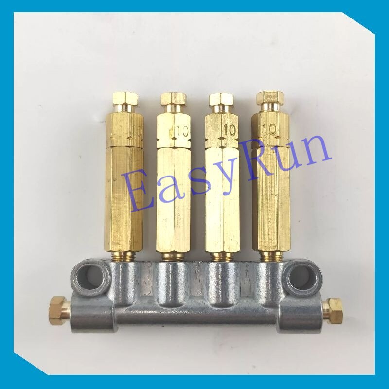 Detective volumetric Grease Oil distributor/separator valve divider 4 outlets for centralized lubrication system