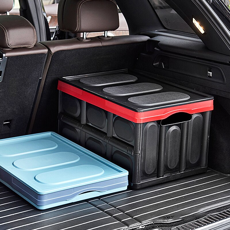 Caja de almacenamiento plegable para maletero de coche, herramientas de pesca de alta capacidad, caja organizadora de artículos diversos, caja organizadora para salida de alimentos, caja de accesorios para bebidas