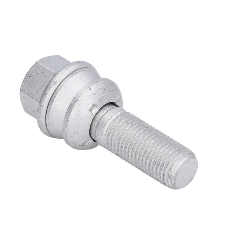 Wheel Lug Bolts Wheel Bolt Lug Nut Silver Replacement for Q7 SUV Truck Van 2007 for Car Accessory