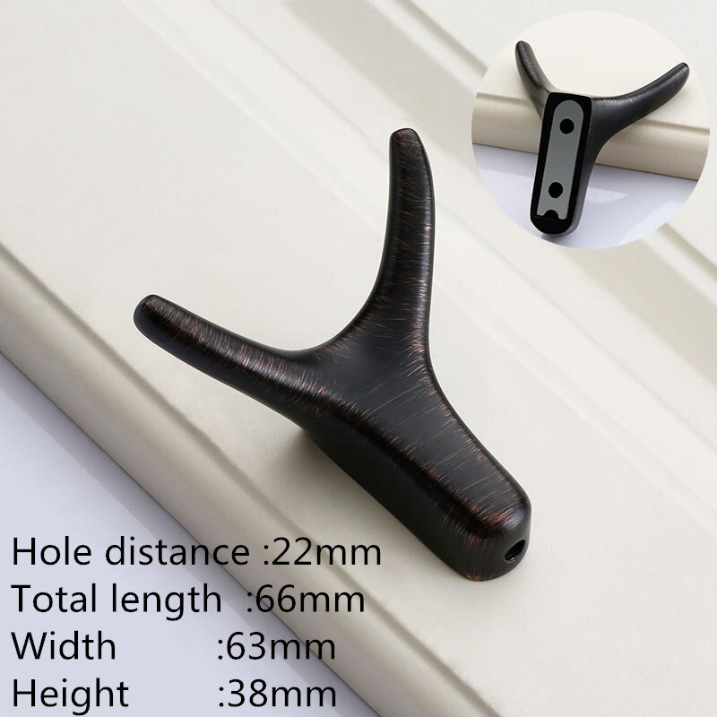 KK & FING Europäischen Luxus Haken Zink-legierung Lagerung Haken Schlecht Küche Zimmer Tuch Handtuch Gestell Mantel Hütte Aufhänger Schlüssel kreative Haken: Schwarz alt