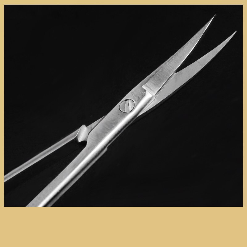 Double Eyelid Scissors with Gold Handle Microscopic Instruments 8.5cm Conjunctival Scissors Express Eye Tools Corneal Scissors