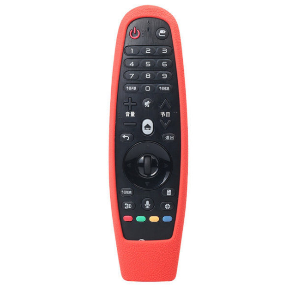 360 degrees Remote Controller Protective Cover for the LG AN-MR600 remote control Case Remote Control Silicone Case: red