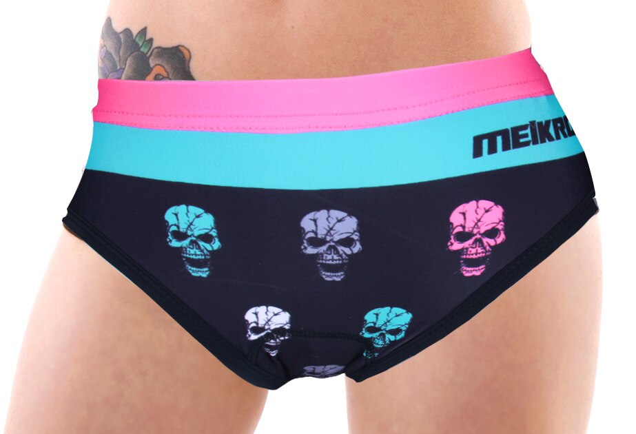 Meikroo 3D Druck Sport Unterhose Radfahren Unterwäsche Slip Mit Silikon Einlegesohle kühlen frauen Fahrrad Fahrrad Dreieck kurze Hose