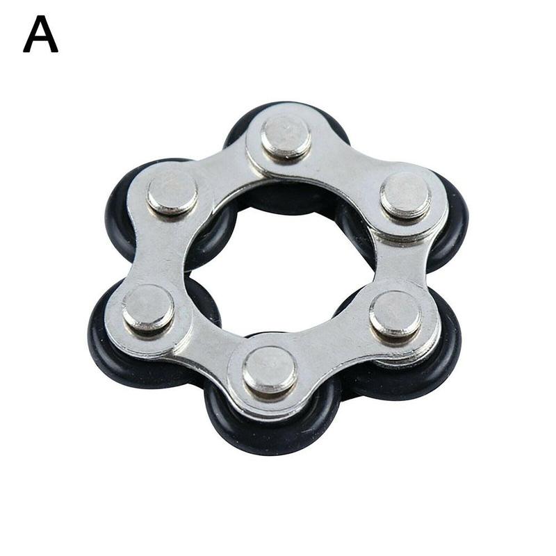 Pressure relief toy bicycle decompression chain
