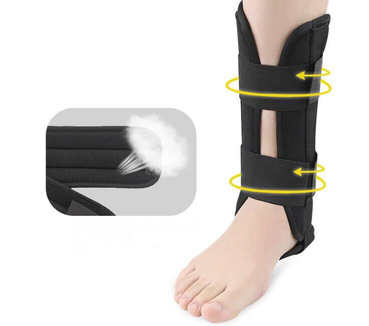 Fastgørelsesbælte fast ankelbøjle ankelled forstuvet fod beskyttende clips orthotics