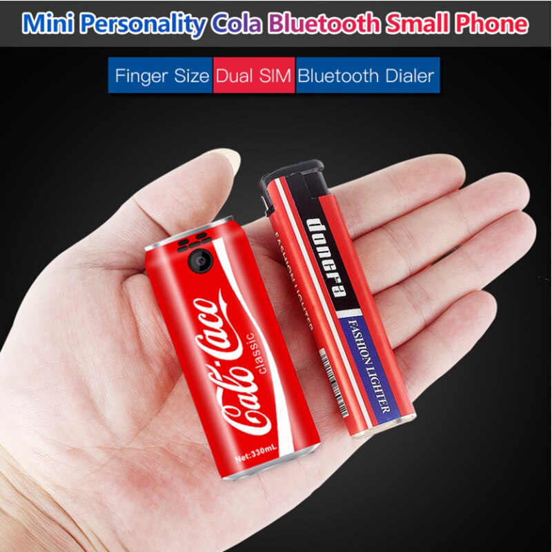 Super Mini K8 bouton poussoir téléphone portable double Sim Bluetooth caméra numéroteur 1.0 "mains téléphone MP3 plus petit chine pas cher téléphone portable