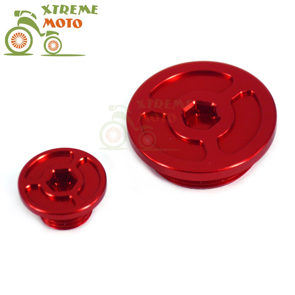 Red billet motor timing cover plug cap voor honda crf250l crf250m 12 13 14 15 motorfiets