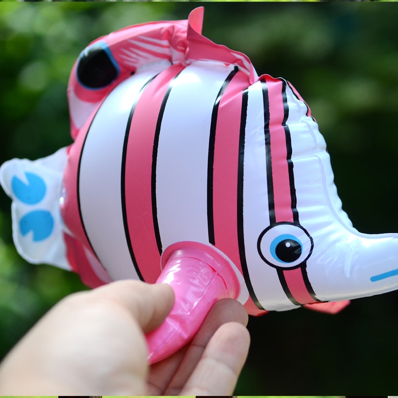 2pcs Seafood Inflatable Sea Animals Tropical Fish Adornment Animal Toys Bath Water Colorful Pvc The Kindergarten Toy Child