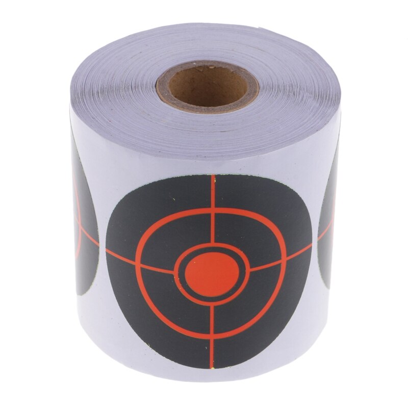 250Pcs Roll Lijm Doel Diameter 7.5 Cm Ploetert Doel Stickers Set Voor Outdoor En Indoor Sport