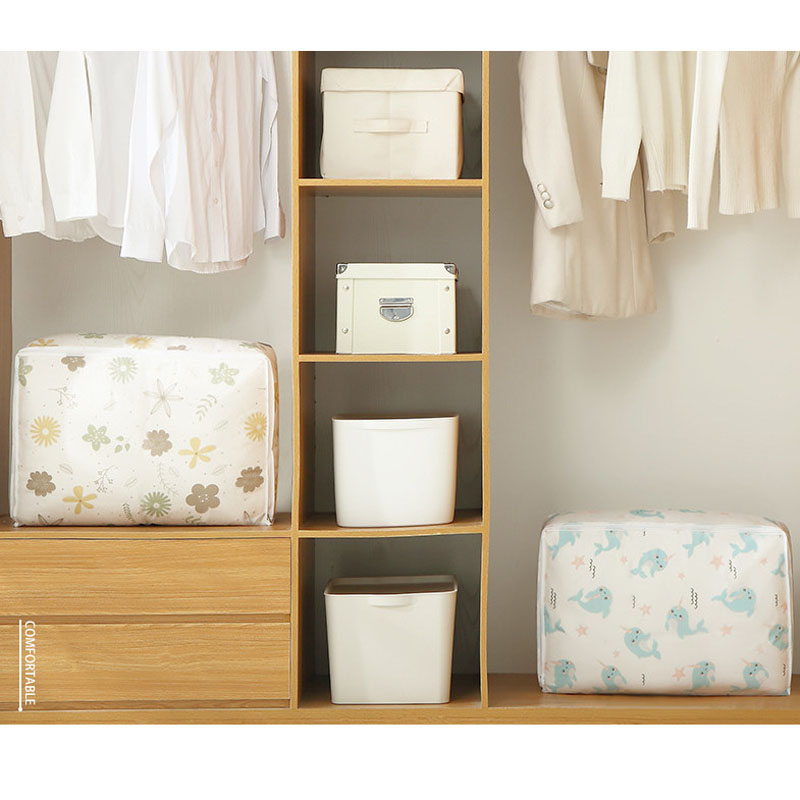 Large Capacity Quilt Storage Bag Travel Luggage Packing Bags Wardrobe Clothes Finishing Organizer Case Blanket Container 1 Piece