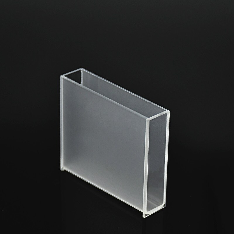 Glass Cuvette (Liquid Sample Cell) 17.5mL Light Path 50mm Absorption Cells For Spectrophotometer Frit Sintering Technology 2/PK