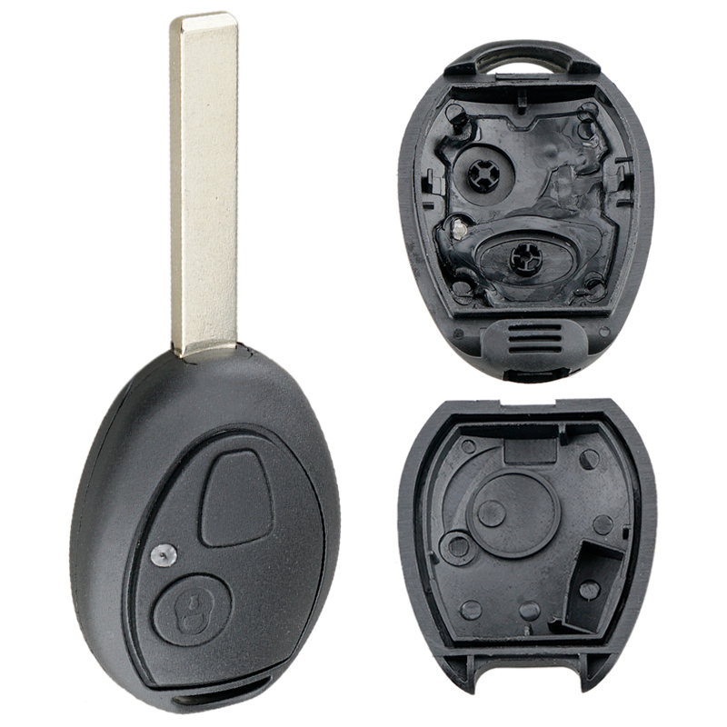 Car Key Replacement 2 Button Remote Car Key Shell Fit for MG BMW-Mini Cooper R53 R50 S Land Rover 75 Z3 Z4 X3 X5 e46 e39 e36 e34