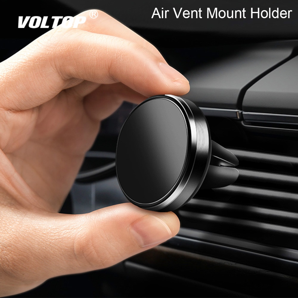 Soporte magnético para teléfono, accesorios para coche, Mini soporte magnético para rejilla de ventilación para IPhone 11, Xiaomi Note 8, Huawei, Samsung en GPS para coche