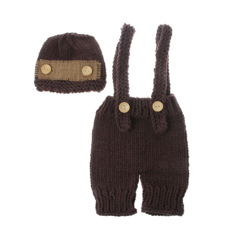 Niemowlę fotografia stroje akcesoria robić noworodkowych sesji fotograficznych czapka dla niemowląt kostium szydełkowy na sesja zdjęciowa retro zdjęcie dziecka rekwizyty