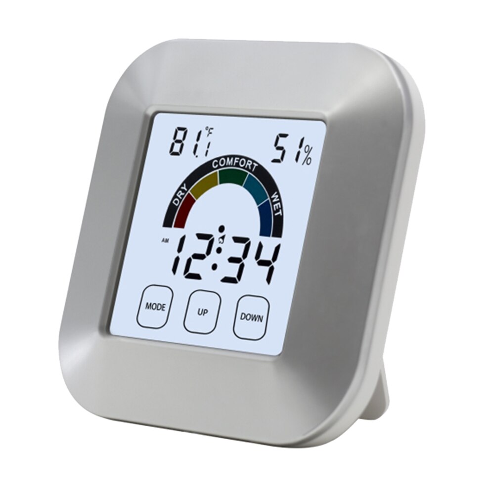 Humidity Touches Electronic Weather Clock Humidity Monitor Touchscreen Backlight Timer DC156
