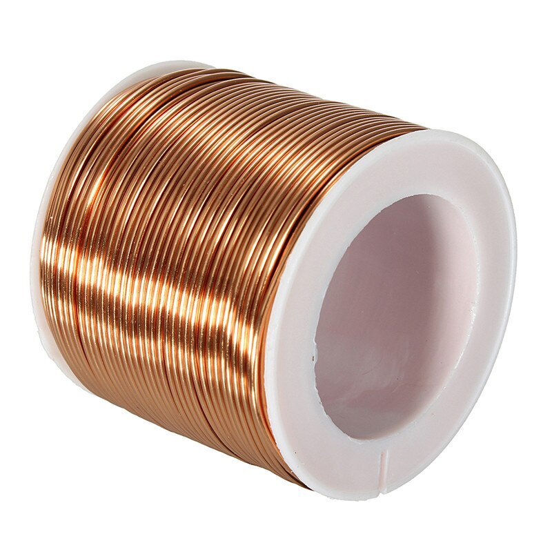 1 mm 25 mètres cuivre bobine aimant fil émaillé rond bobinage fil réparation émaillé cuivre rond fil
