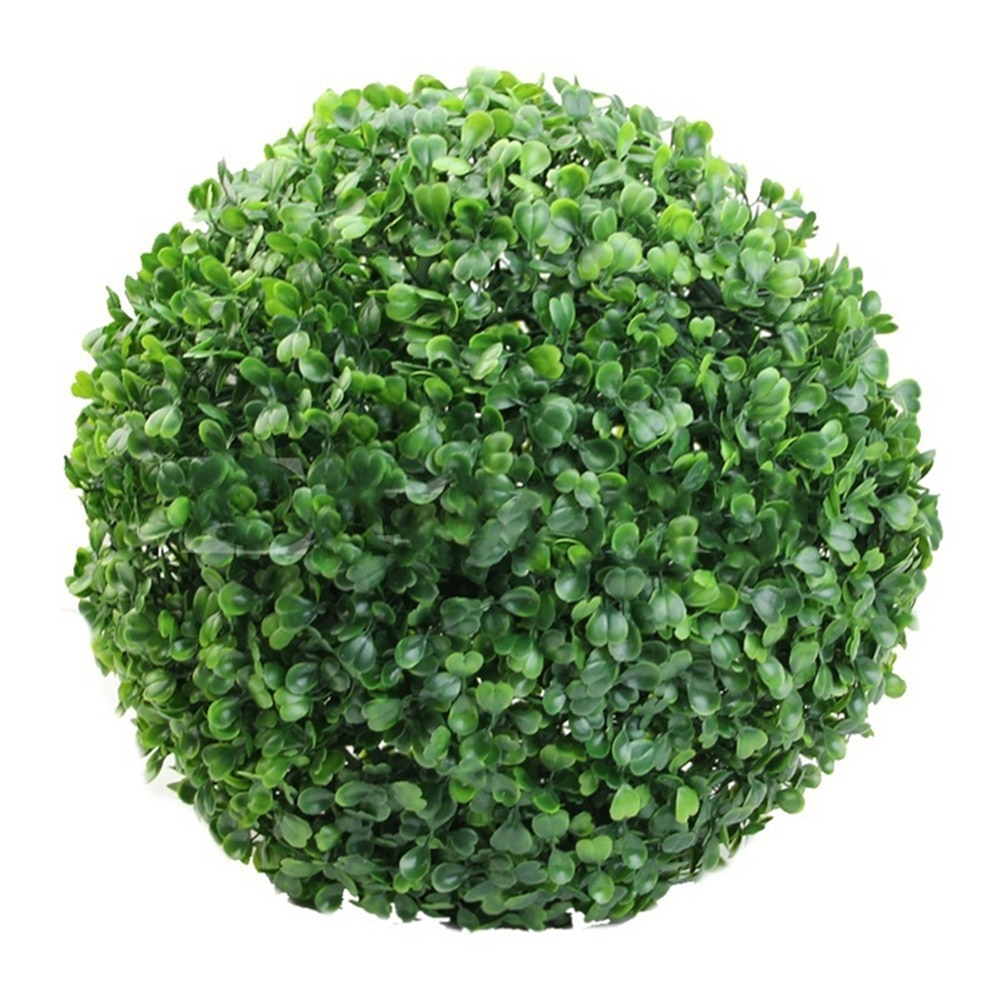 Artificial Plant Ball Tree 10/15/20/25/30cm Green Plant Ball Boxwood Wedding Event Home Outdoor Decoration: 20CM