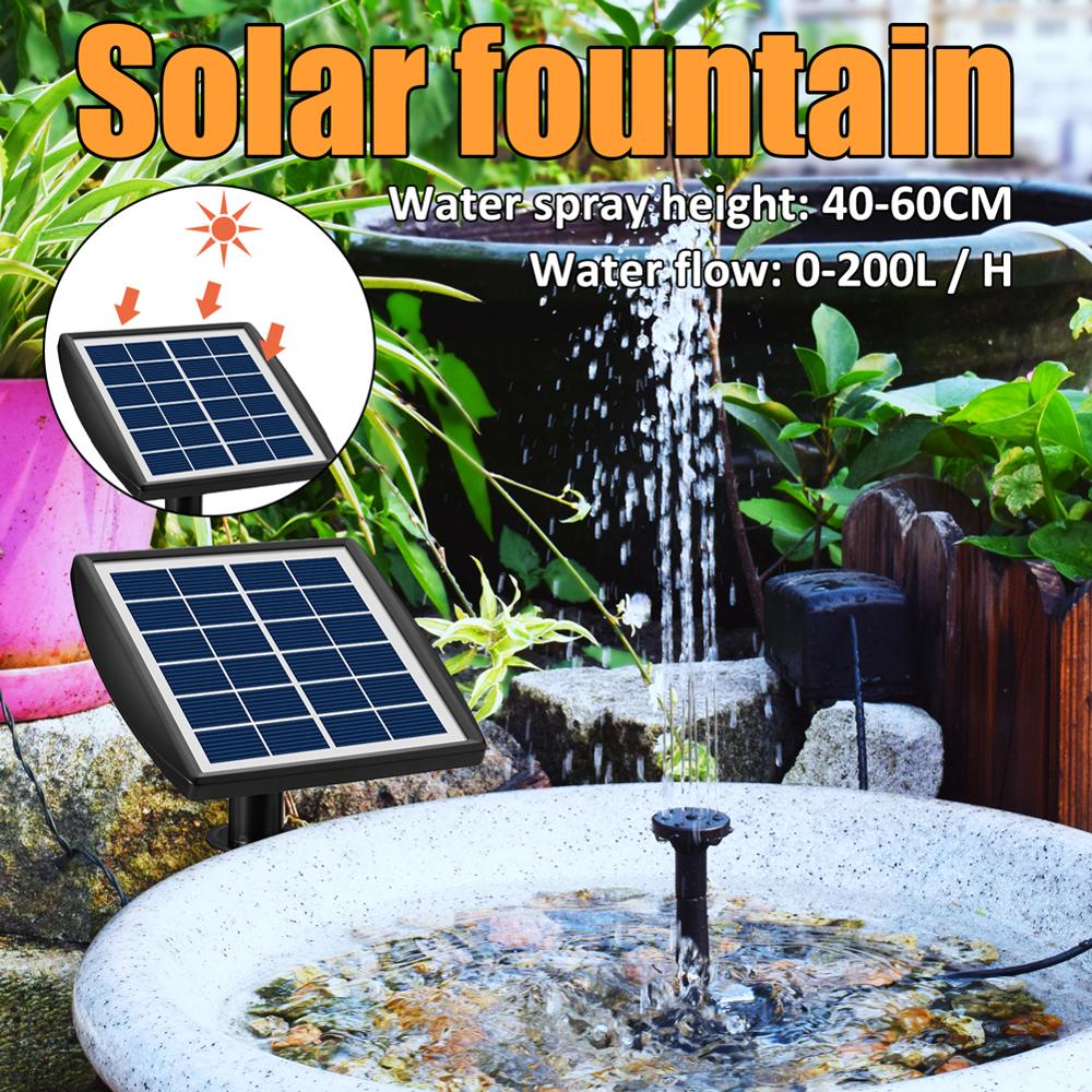 60+ 60.000Liter Teich Solar, Solar teichpumpen bewegen das wasser im