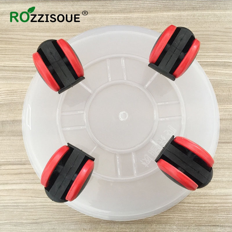Blumentopf Tablett Rad Harz Untertasse Tropfen Tabletts Mobilen Ständer für Pflanzen Wasser Ablage Transluzenten Stehen für blumen