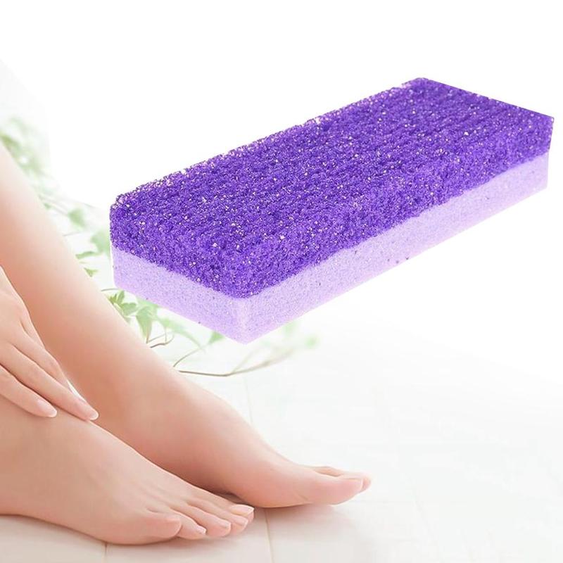1 st paarse voetrasp puimsteen spons steen exfoliëren dode borstel schoonheid huid bad eelt droge voeten pedicure voet  f2 n 1
