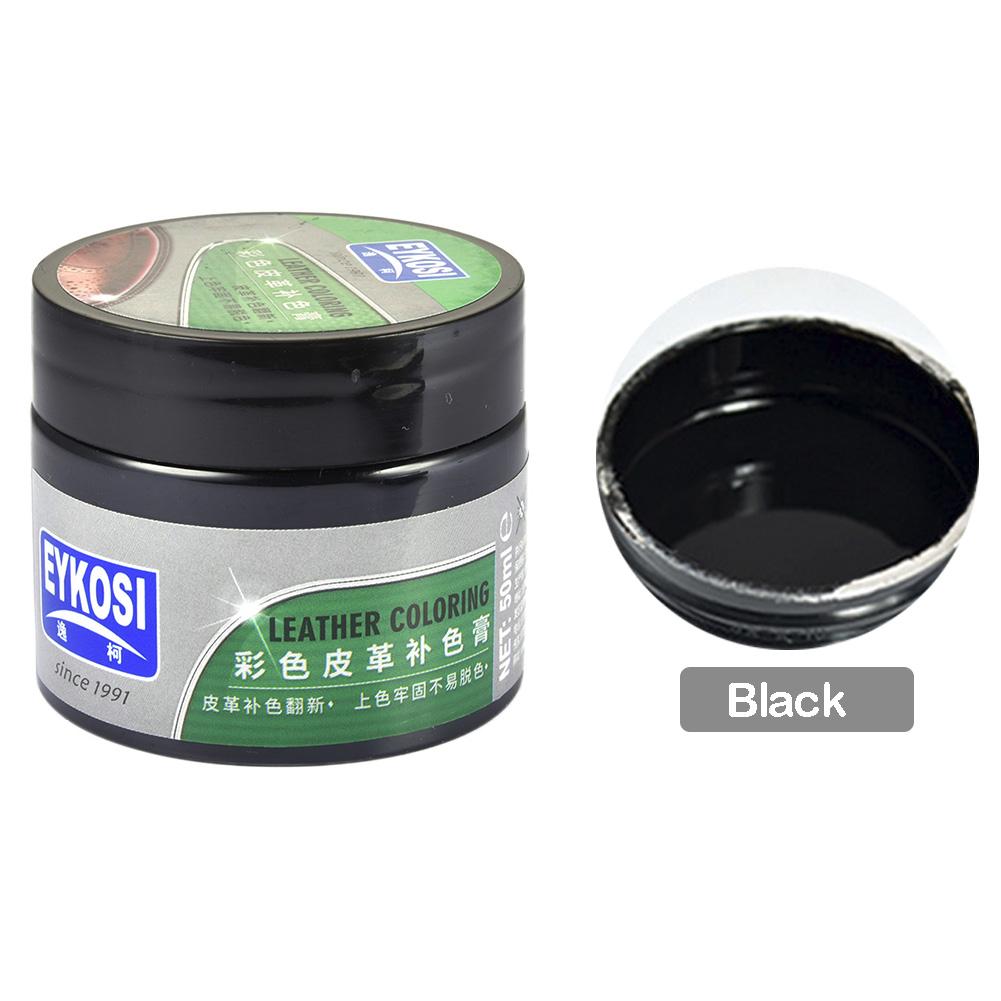 Réparation et réhabilitation de Toner de couleur en cuir de sac d'huile teint par siège de voiture avec 8 outils connexes: Black