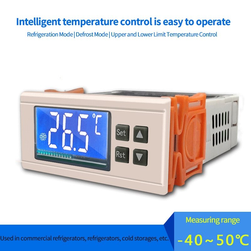 Thermostat Réfrigérateur K50 220V-250V – Sonde 90cm, 3 Broches – Remplacement Universel Pour Vitrine, Refroidisseur – Contrôle Température