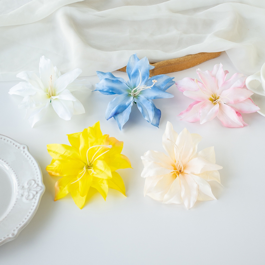 Artificial Flowers Silk Lily Festival Party Home Outdoor Garden Wedding Bridal Bouquets Room Decor DIY Box Garland Hotsale
