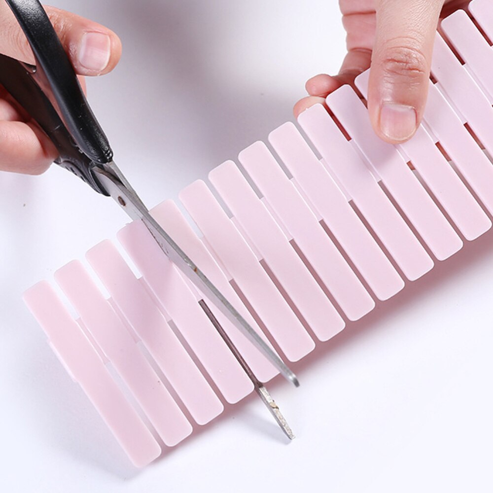 8pcs Adjustable Grid Drawer Dividers DIY Drawer Organizer Dividers Household Storage Rack for Dresser Storage Random