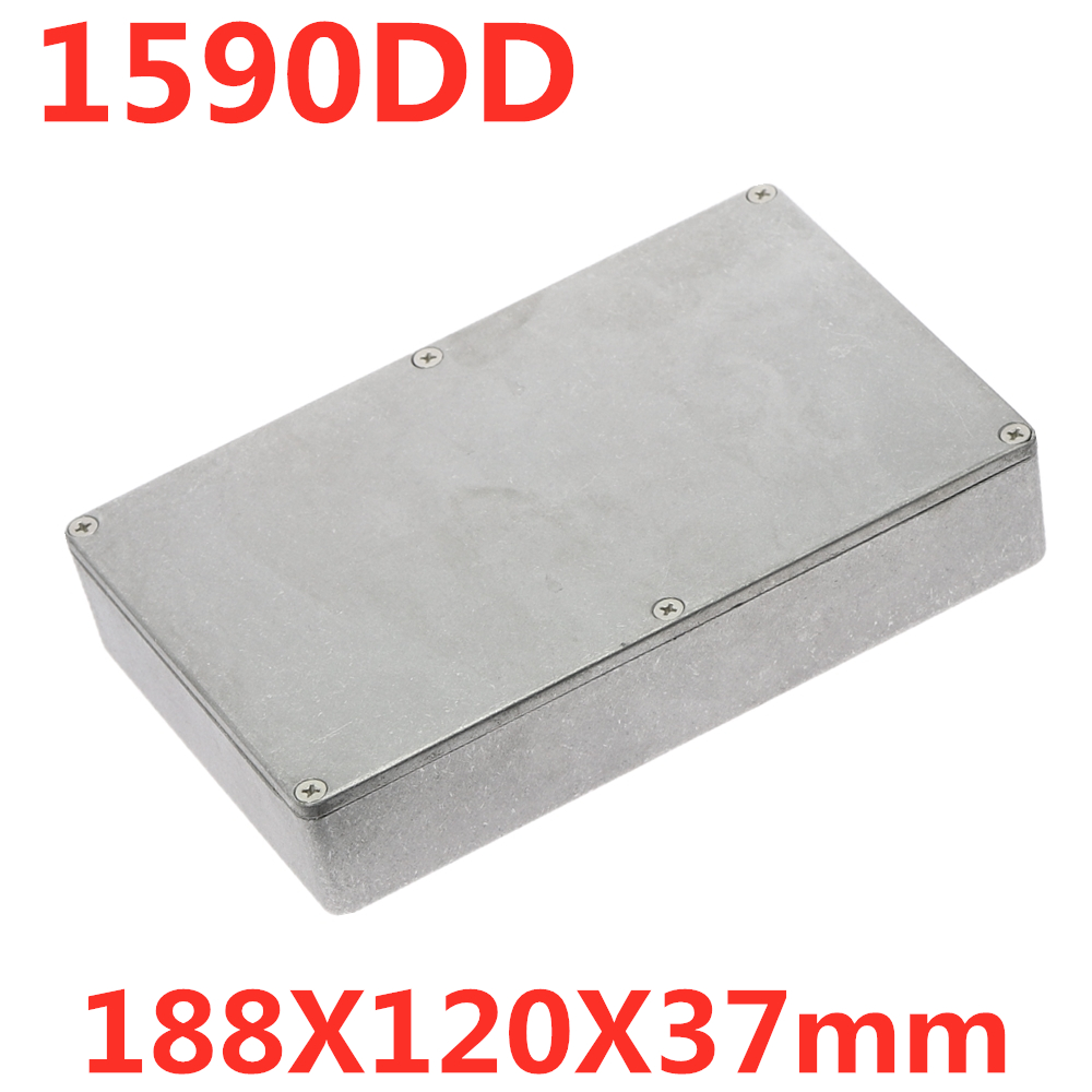 1590 Series 1590A 1590B 1590BB 1590XX 1590DD estilo caja de aluminio caja de efectos Pedal gabinete Pedal de efectos de guitarra: Naranja