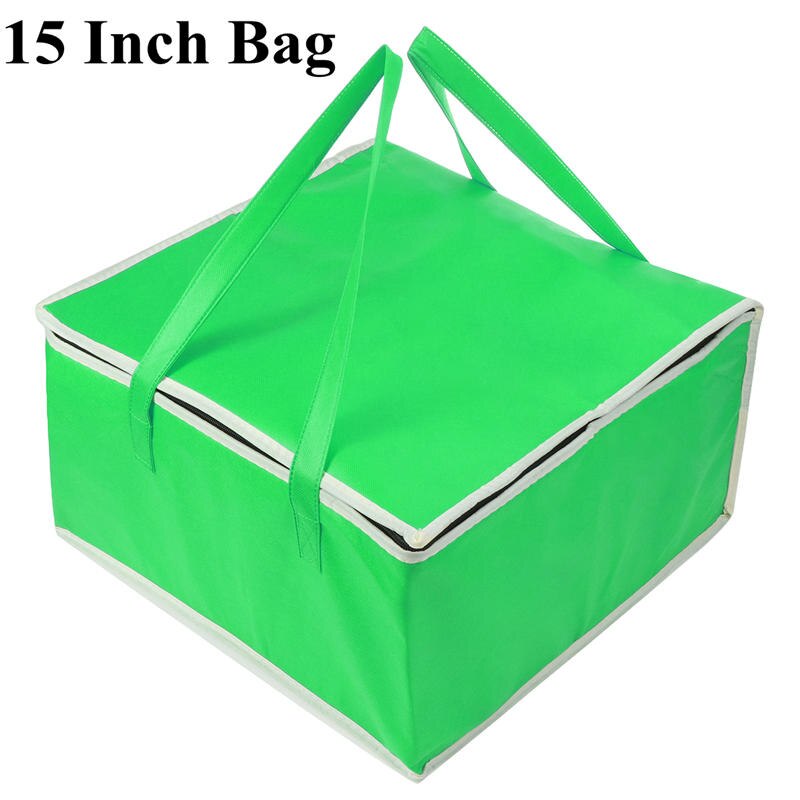 16 zoll Isolierte Tasche Mittagessen Kühltasche Isolierung Klapp Picknick Tragbare Eis Packung Lebensmittel Thermische Lebensmittel Tasche Pizza