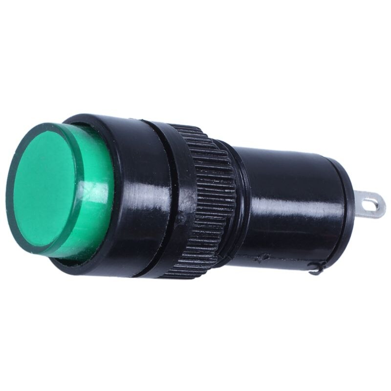 AC 220 V 2 P signaling lamps red green pilot lights bulb indicator 12 pieces