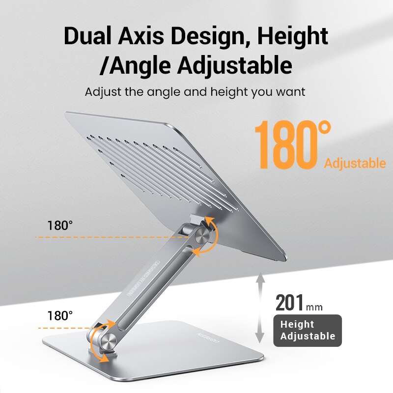 Ugreen laptop stativ holder notebook stander til macbook air pro lodret laptop stand notebook support macbook pro computer stand