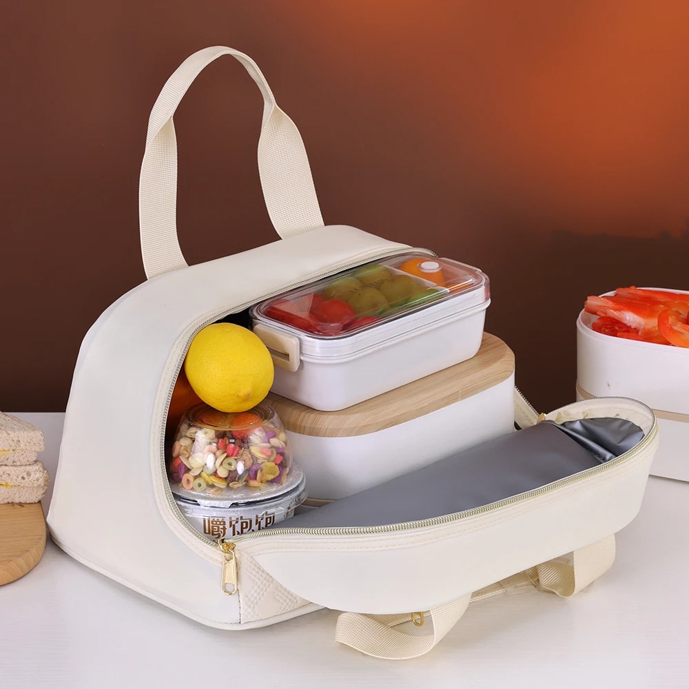 Large Lunch Bag Women Waterproof Concise Convenient Fresh Cooler Bags Thermal Breakfast Food Box Portable Picnic Travel