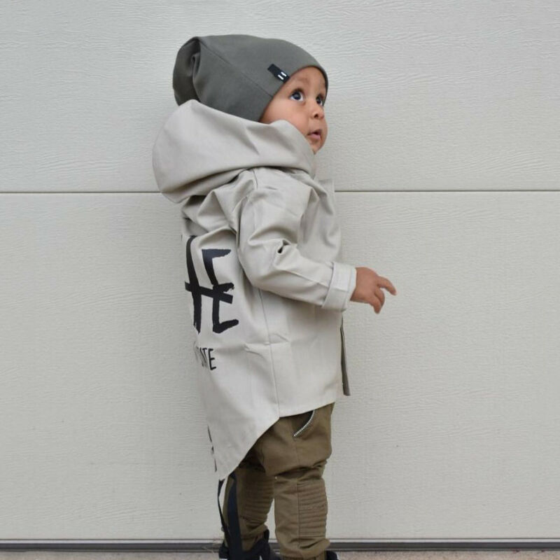 Pudcoco Baby Boys Clothes Long Sleeve Hooded Outwear Coat Winter Jacket Overcoat Toddler Infant Spring Outfits 1-2Y