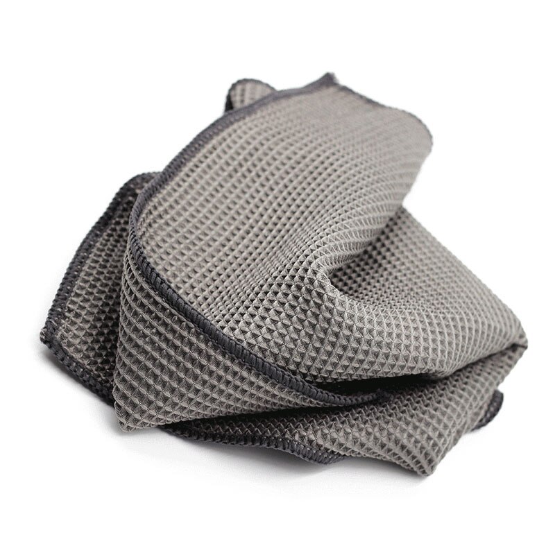 2 Stuks Auto Wassen Handdoek Cleaner Super Absorptie Auto Drogen Doek Microfiber Waffle Weave Venster Doekje Schoonmaken Handdoek Voor Auto thuis