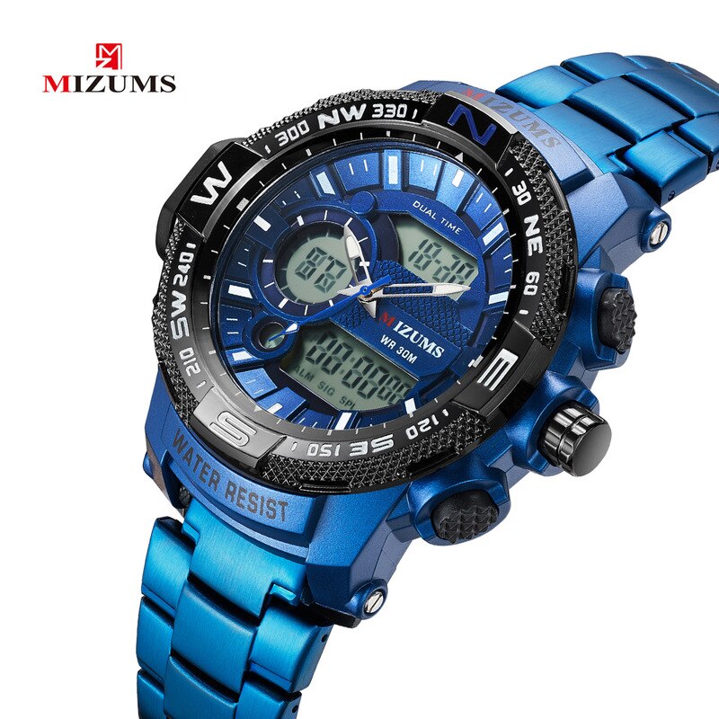 Ure mænd vandtætte elektronisk led digitalt ur mænd udendørs herre sport armbåndsure stopur relojes hombre