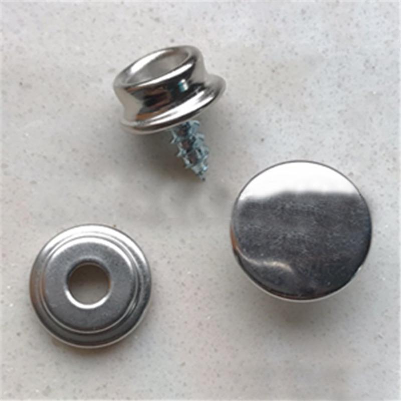 Stainless Steel Snap Fastener Buttons Screw Studs Tool Boat Marine Canvas Fabric Snap Cover Button Socket Kit Tent Fastener