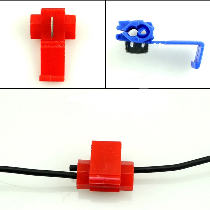 10Pcs Quick Splice Wire Cable Connector Scotch Lock Conductor Block very nice Vicky