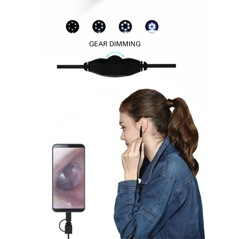 USB HD Ear Cleaning Tool Multifunctional Ear Spoon With Mini Camera Ear Cleaning Pen Ear Cleaning Endoscope