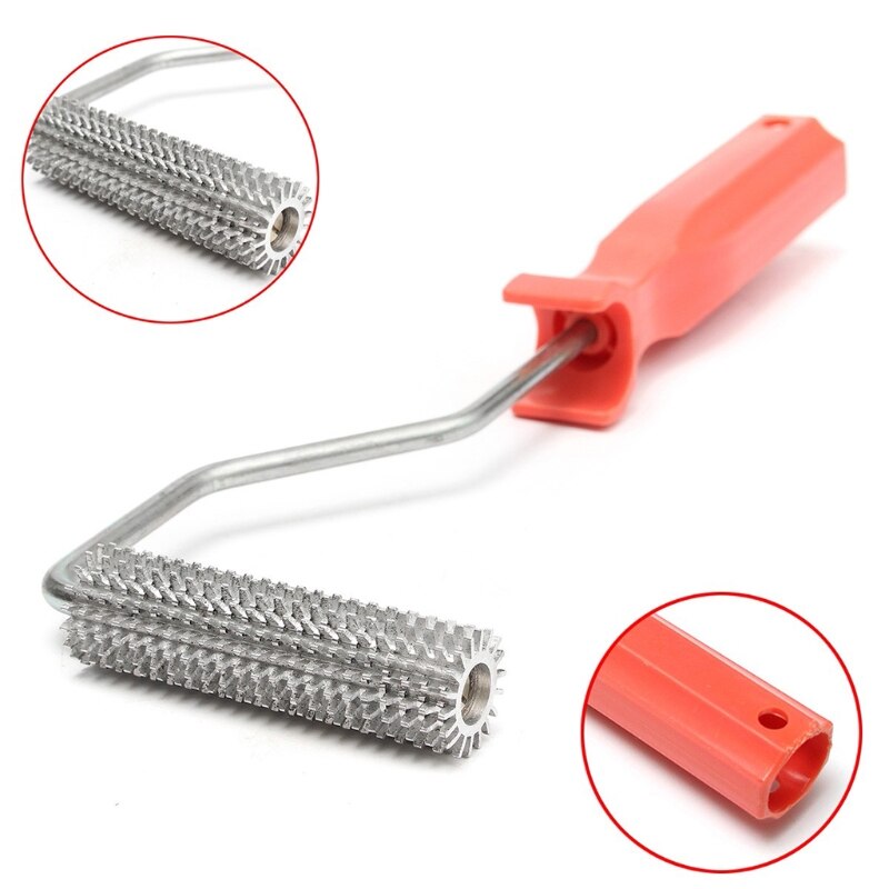 75X21Mm Lamineren Bubble Roller Aluminium Fiberglass Paddle Roller Bubble Roller Tool Kit Comfortabele Handling Tool Fea