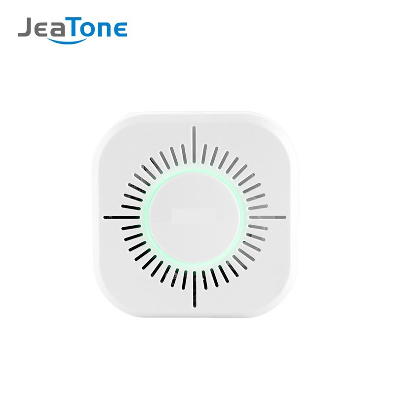 Jeatone Gsm Alarm Sms Draadloos Alarmsysteem Thuis Inbreker Alarm Kits Diy Lcd Display Pir Deur Raam Sensor App controle: Smoke  detector 2