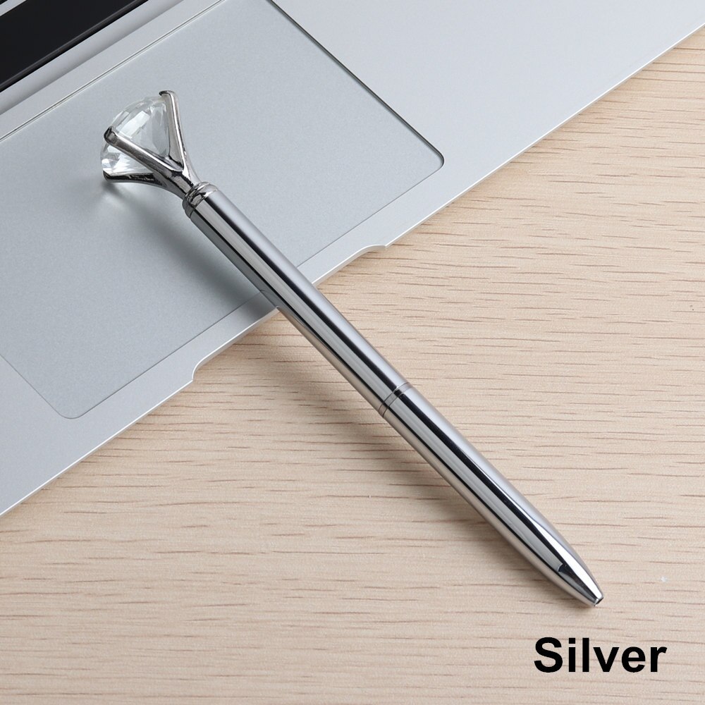Pennen grote kristallen diamant balpen Bling metalen balpen kantoor en school