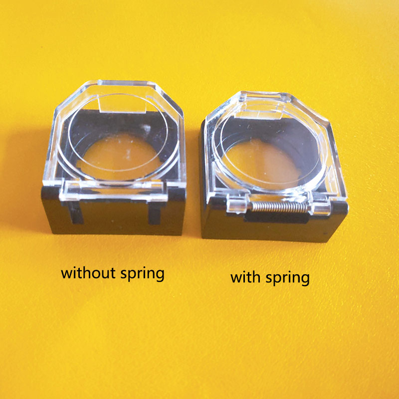 22mm Dia Push Button Switch Transparent Dust Cover Guard Protective Covering Dustproof Protection
