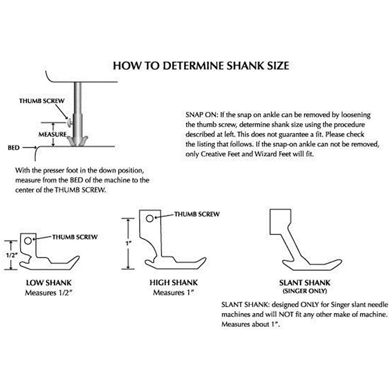 701 piedino per rammendo libero movimento per cantante a gambo basso fratello Janome Elna semplicità Necchi 006016008-P AA7135